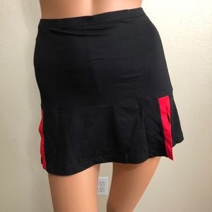 Bolle tennis skirt black and red